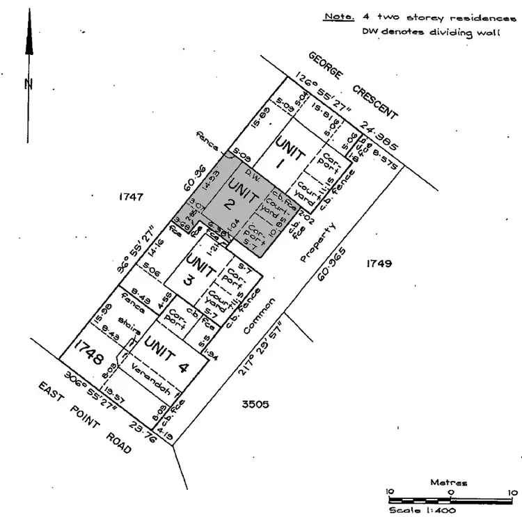 Floorplan of Homely townhouse listing, 2/106 East Point Road, Fannie Bay NT 820
