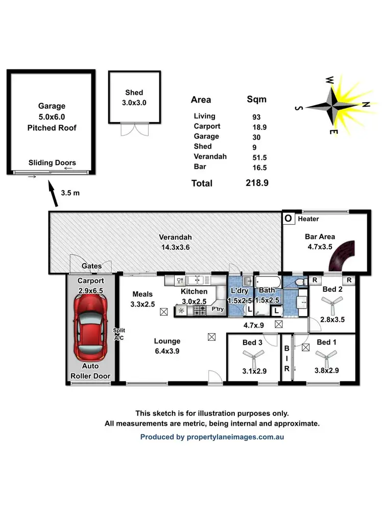Floorplan of Homely house listing, 7 Brooks Avenue, Willaston SA 5118