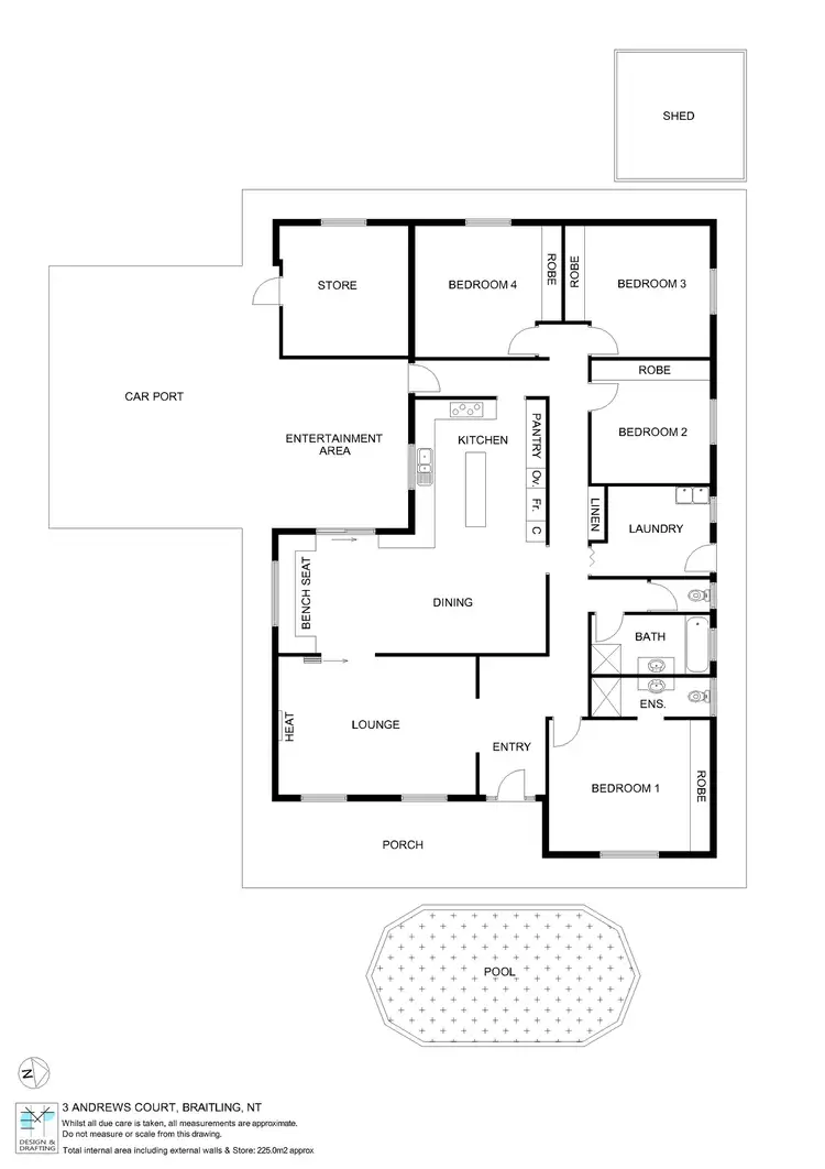 Floorplan of Homely house listing, 3 Andrews Court, Braitling NT 870