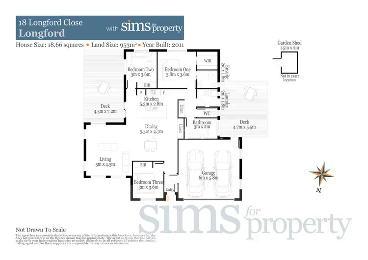 Floorplan of Homely house listing, 18 Longford Close, Longford TAS 7301