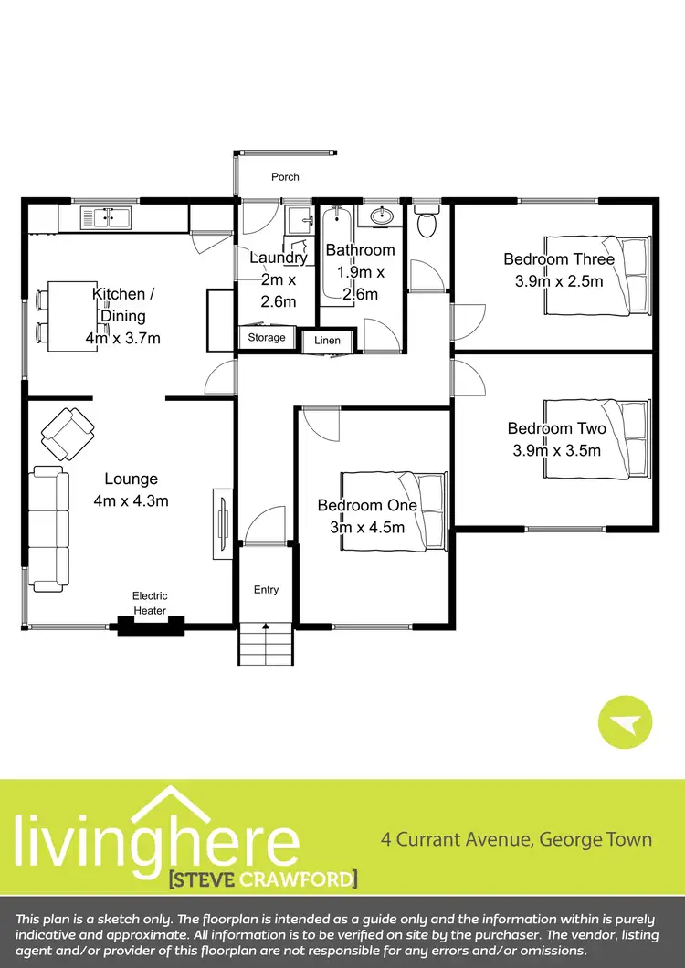 Floorplan of Homely house listing, 4 Currant Avenue, George Town TAS 7253