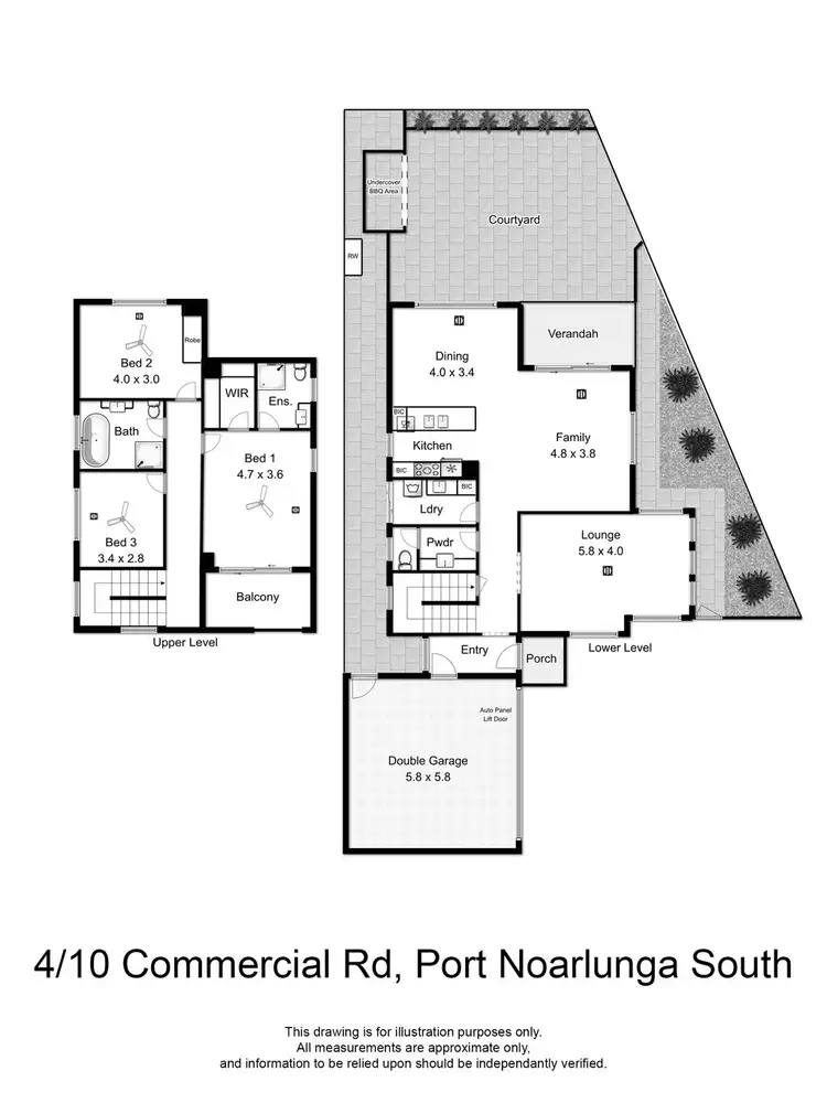 Floorplan of Homely house listing, 4/10 Commercial Road, Port Noarlunga South SA 5167