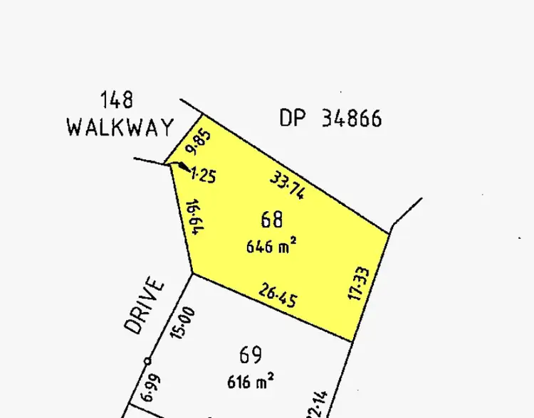 Floorplan of Homely land listing, 19 (Lot 68) Unity Drive, Sheidow Park SA 5158