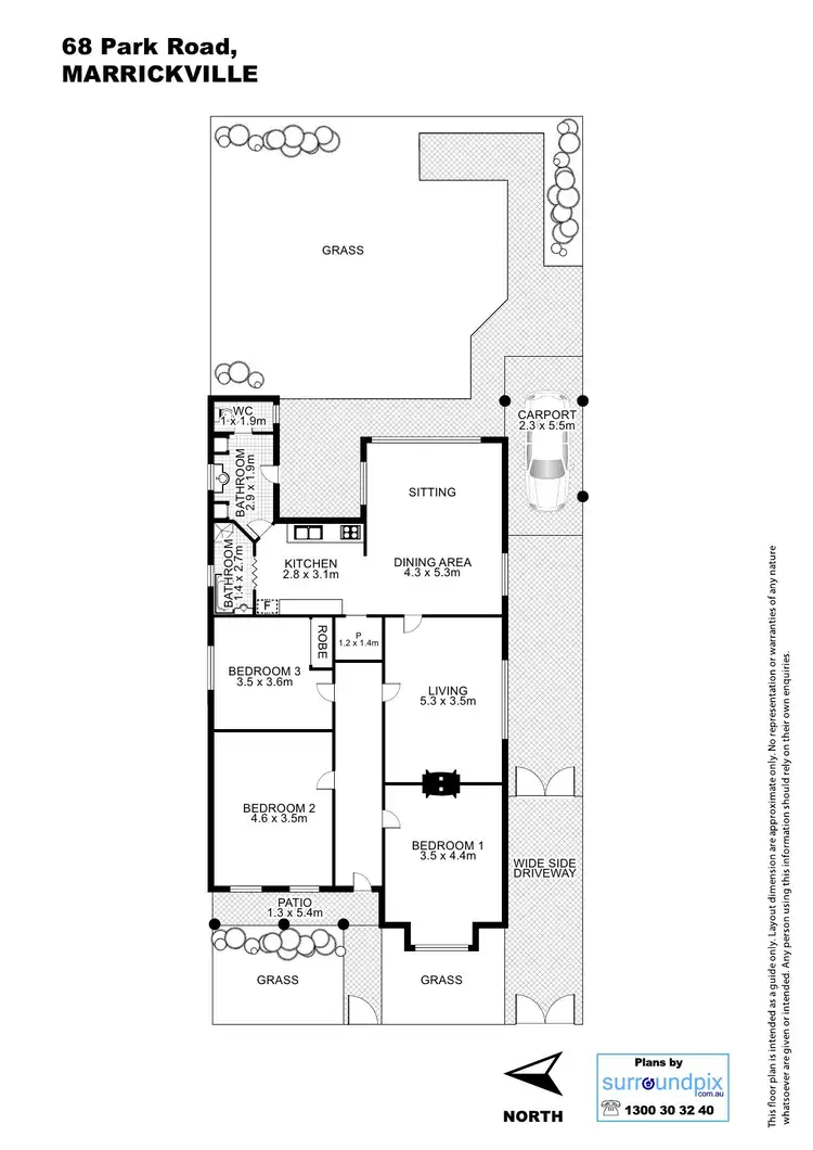 Floorplan of Homely house listing, 68 Park Road, Marrickville NSW 2204