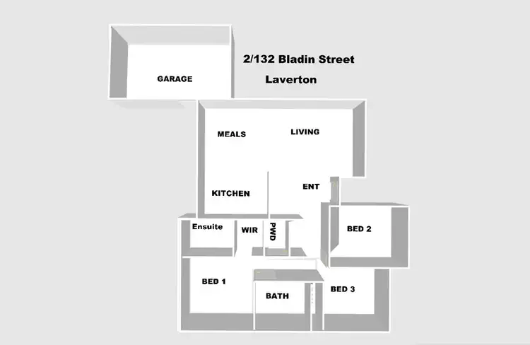 Floorplan of Homely unit listing, 2/132 Bladin Street, Laverton VIC 3028