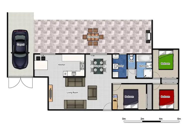 Floorplan of Homely house listing, 5 Tansey Dr, Tanah Merah QLD 4128