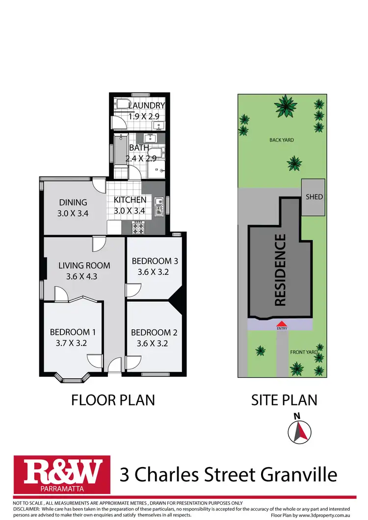 Floorplan of Homely house listing, 3 Charles Street, Granville NSW 2142