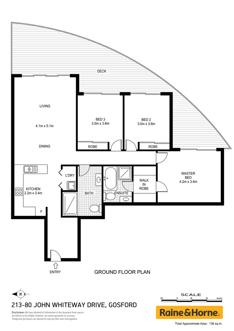 Floorplan of Homely unit listing, 213/80 John Whiteway Drive, Gosford NSW 2250
