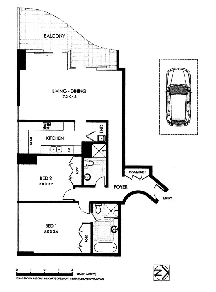 Floorplan of Homely apartment listing, 2101/184 Forbes Street, Darlinghurst NSW 2010