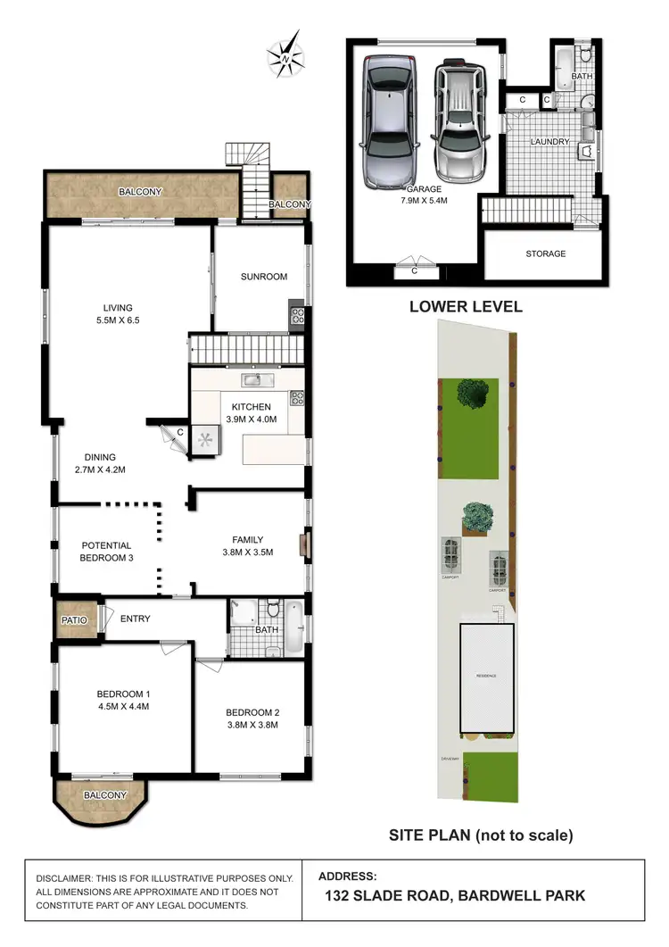 Floorplan of Homely house listing, 132 Slade Road, Bardwell Park NSW 2207