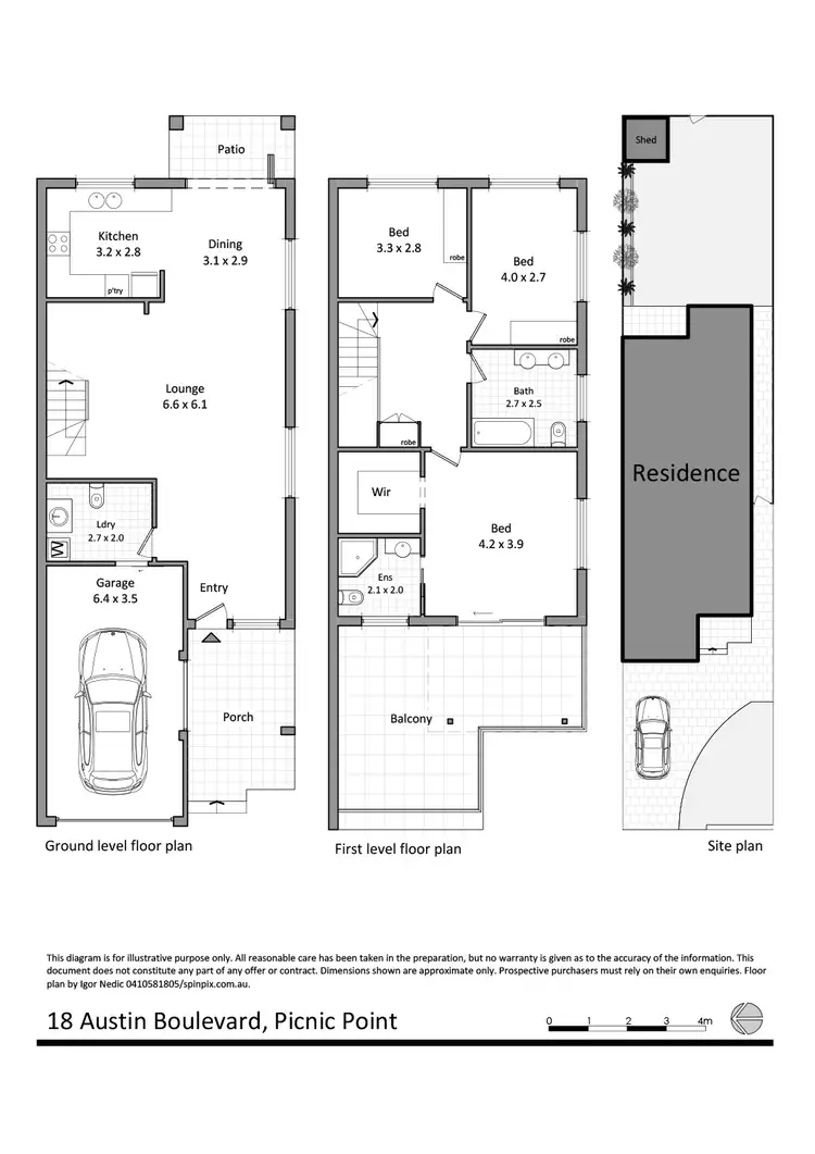 Floorplan of Homely house listing, 18 Austin Boulevade, Picnic Point NSW 2213