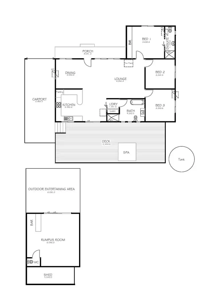 Floorplan of Homely house listing, 14 Highview Drive, Port Lincoln SA 5606