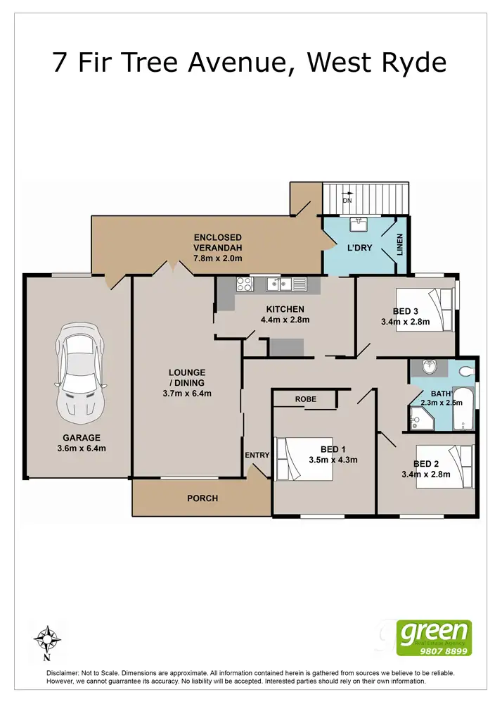 Floorplan of Homely house listing, 7 Fir Tree Avenue, West Ryde NSW 2114
