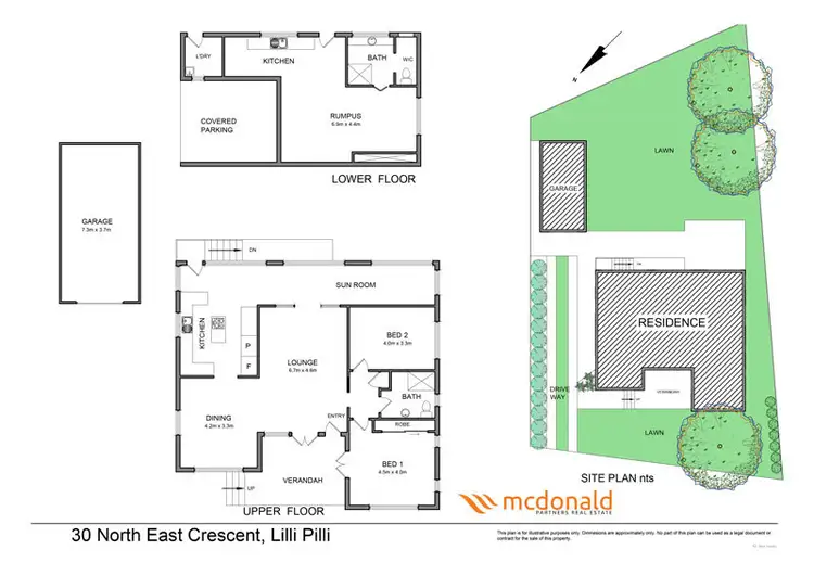 Floorplan of Homely house listing, 30 North East Crescent, Lilli Pilli NSW 2229