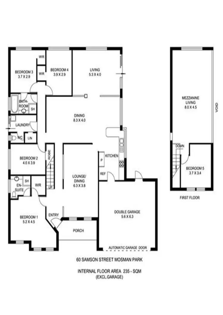 Floorplan of Homely house listing, 60 Samson Street, Mosman Park WA 6012