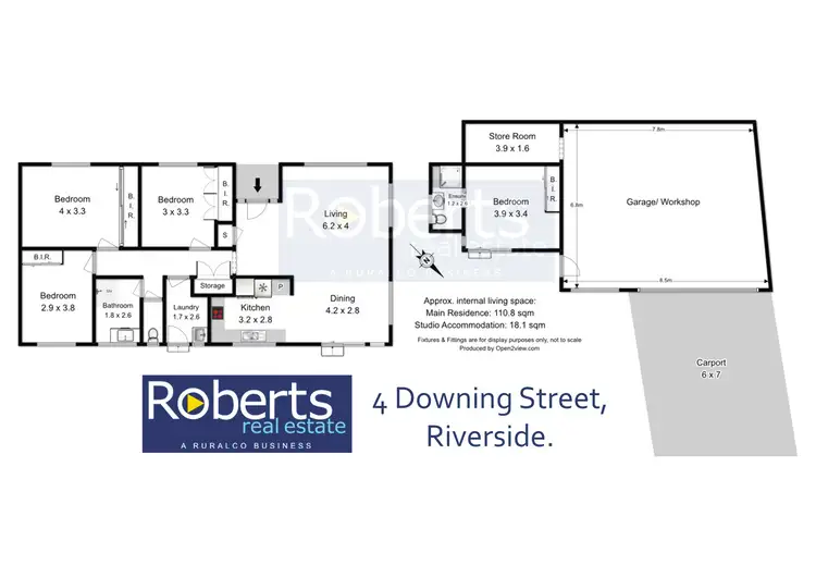 Floorplan of Homely house listing, 4 Downing St, Riverside TAS 7250