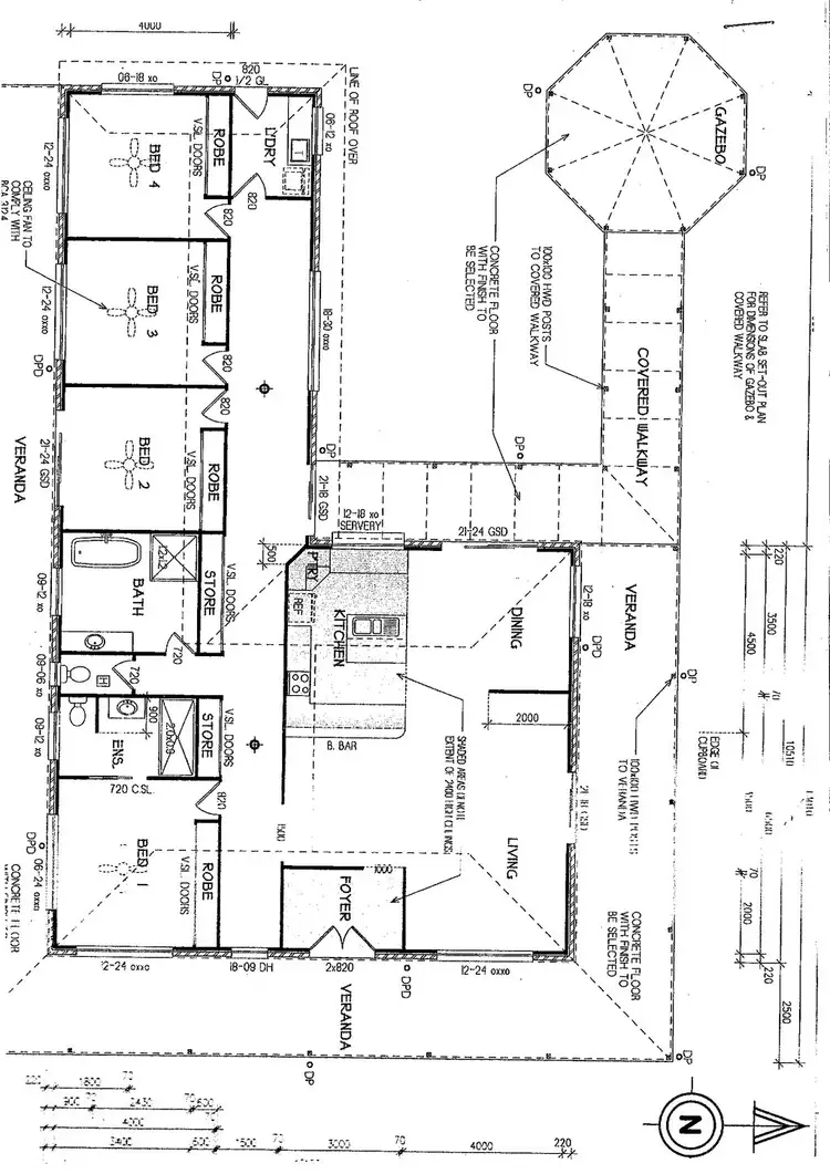Floorplan of Homely house listing, 23 Oakes Drive, Burrum Heads QLD 4659