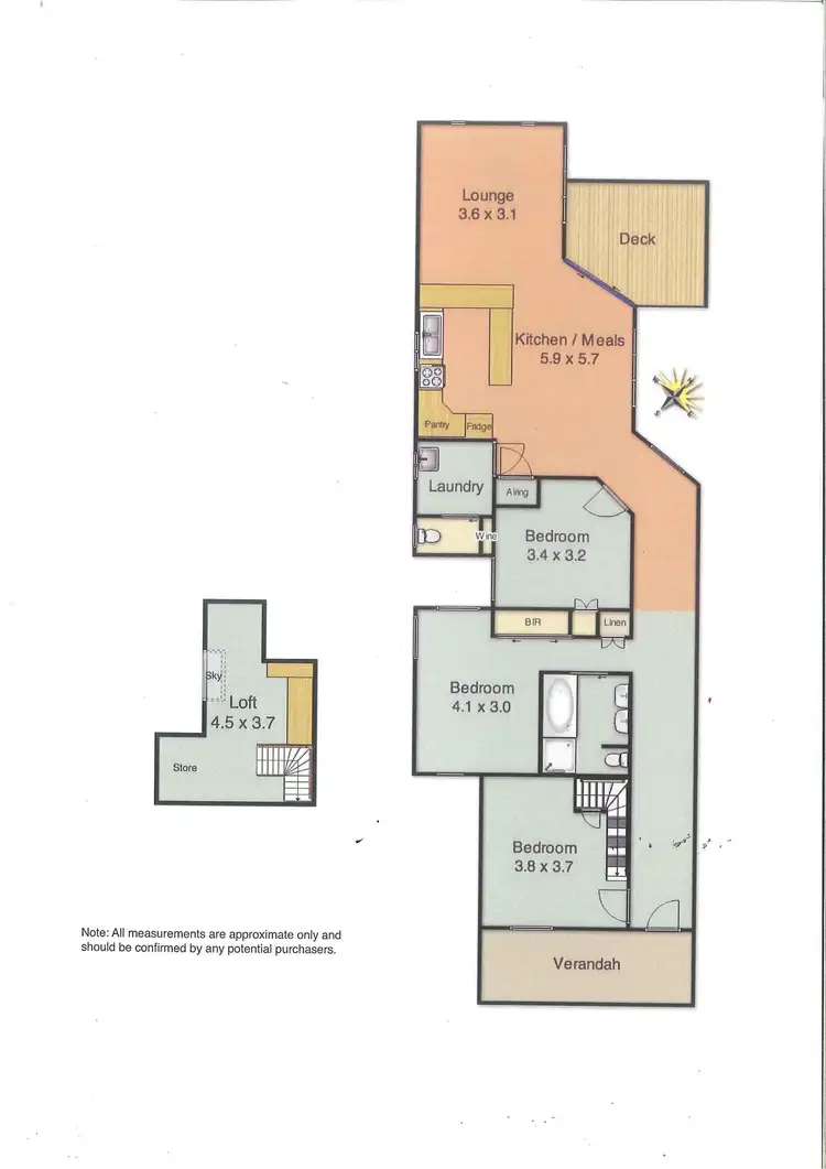Floorplan of Homely house listing, 26 Giffard Street, Williamstown VIC 3016