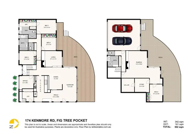 Floorplan of Homely house listing, 174 Kenmore Road, Fig Tree Pocket QLD 4069