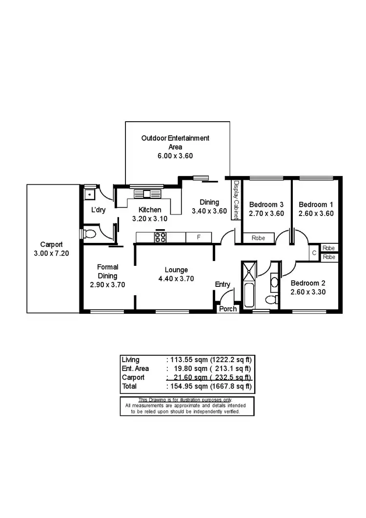 Floorplan of Homely house listing, 17 Geddes Avenue, Clare SA 5453