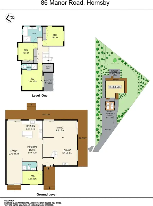 Floorplan of Homely house listing, 86 Manor Road, Hornsby NSW 2077