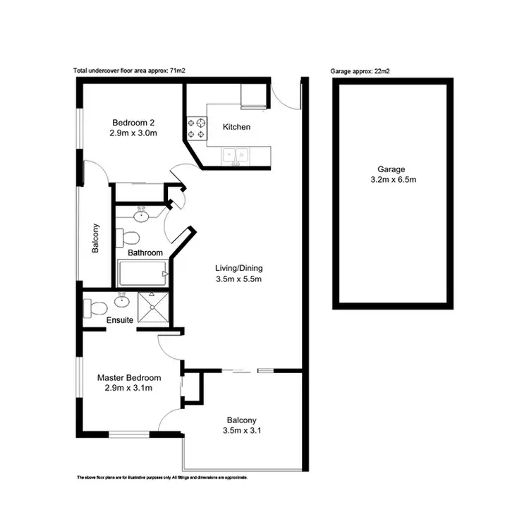 Floorplan of Homely apartment listing, 3/52 Pashen St, Morningside QLD 4170