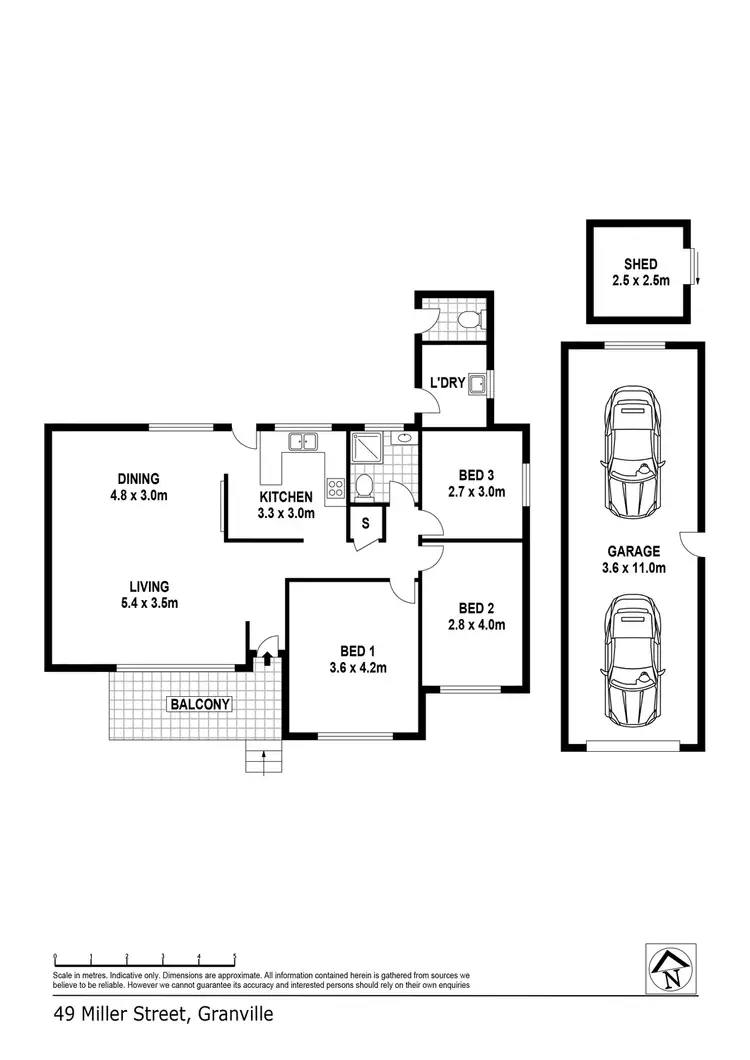 Floorplan of Homely house listing, 49 Miller Street, South Granville NSW 2142