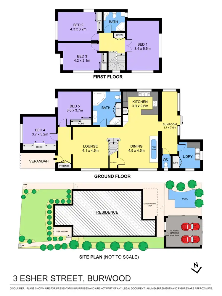 Floorplan of Homely house listing, 3 Esher Street, Burwood NSW 2134