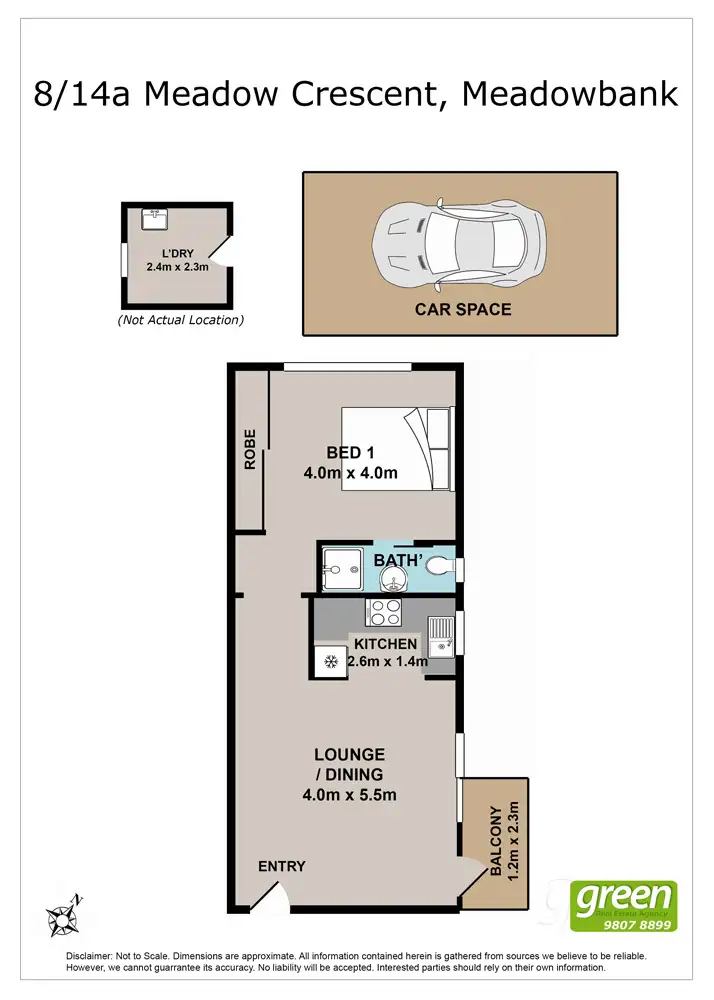 Floorplan of Homely unit listing, 8/14A Meadow Crescent, Meadowbank NSW 2114