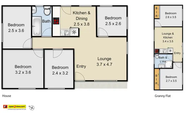 Floorplan of Homely house listing, 96 & 96A Magnolia Street, North St Marys NSW 2760