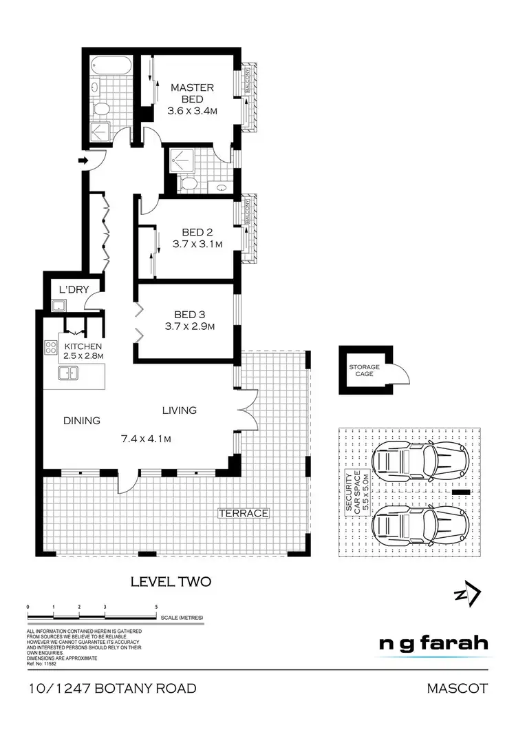 Floorplan of Homely unit listing, 10/1247 Botany Road, Mascot NSW 2020