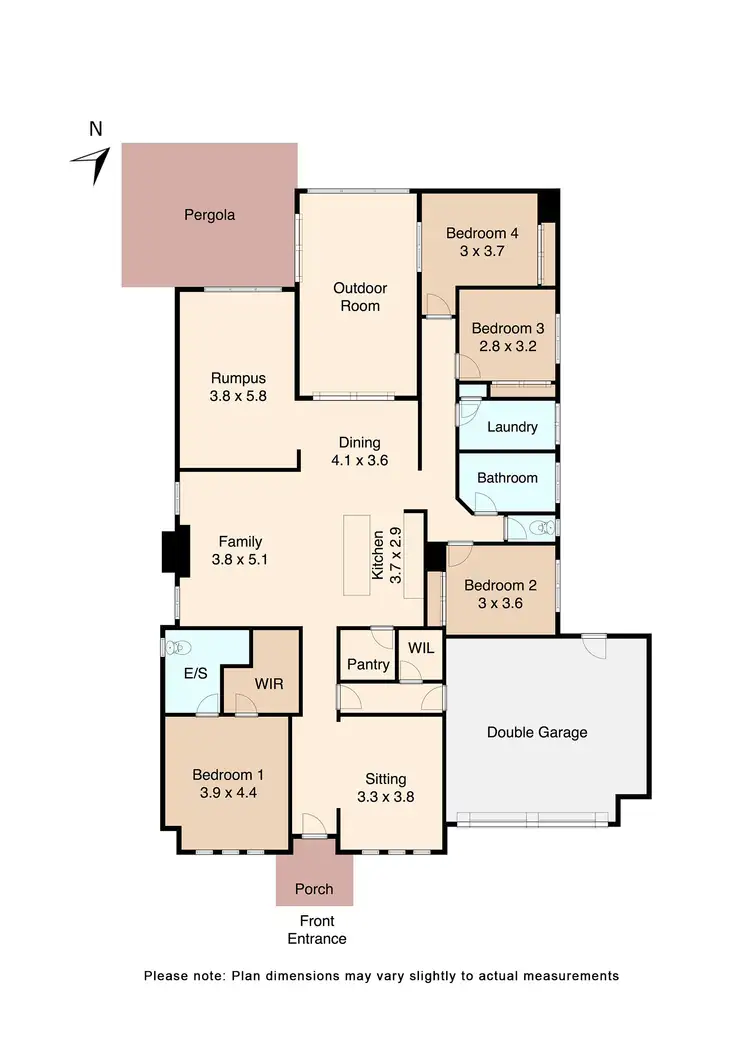 Floorplan of Homely house listing, 14 Baxter Street, Miners Rest VIC 3352