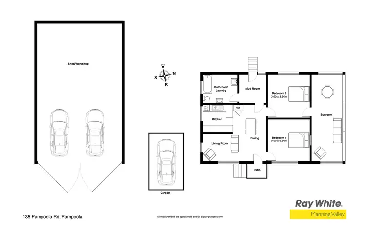 Floorplan of Homely house listing, 135 Pampoolah Road, Pampoolah NSW 2430