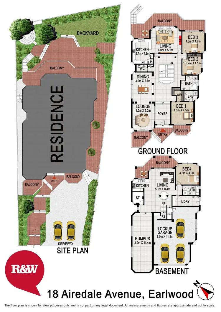 Floorplan of Homely house listing, 18 Airedale Avenue, Earlwood NSW 2206