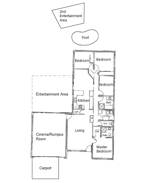 Floorplan of Homely house listing, 15 Warber Court, Larapinta NT 875