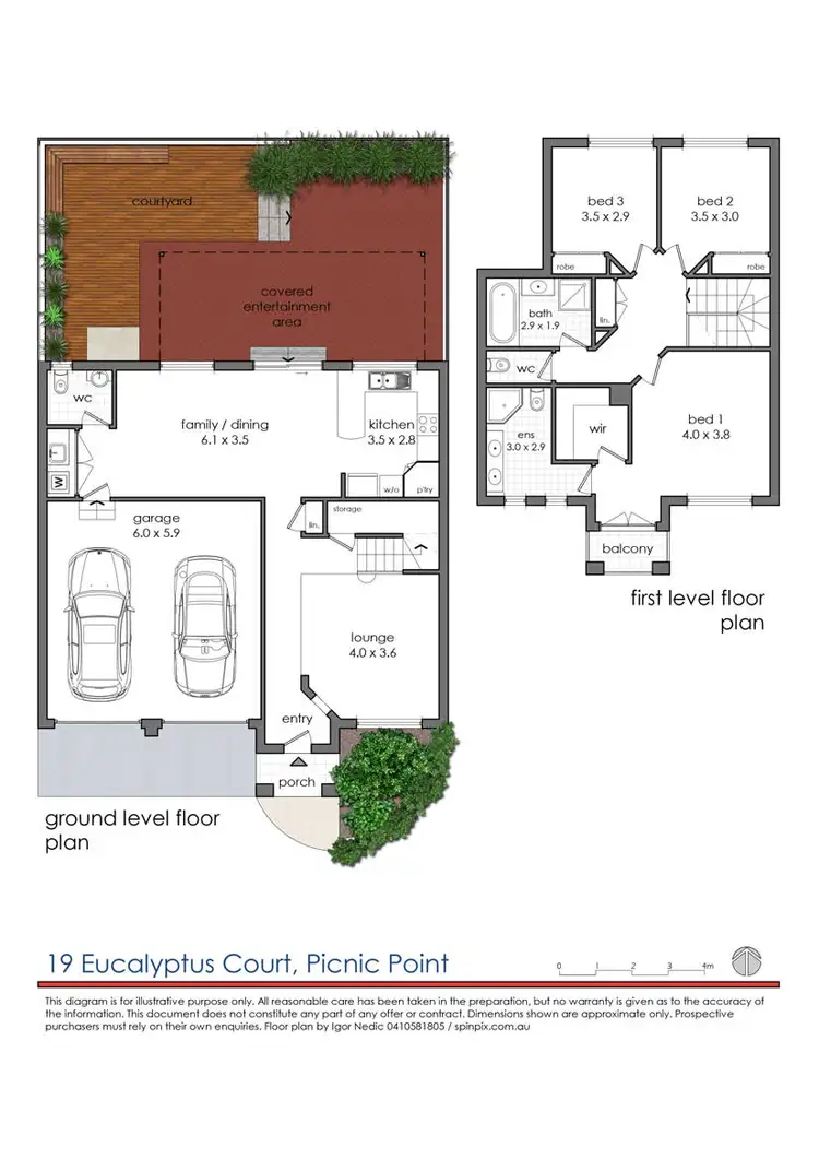 Floorplan of Homely townhouse listing, 19 Eucalyptus Court, Picnic Point NSW 2213