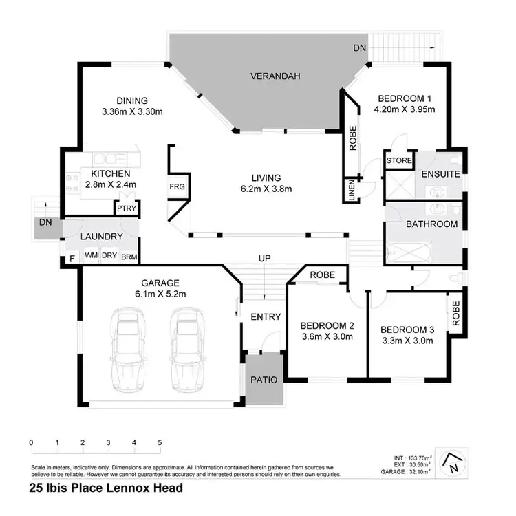 Floorplan of Homely house listing, 25 Ibis Place, Lennox Head NSW 2478