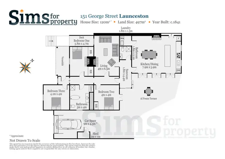 Floorplan of Homely house listing, 151 George Street, Launceston TAS 7250