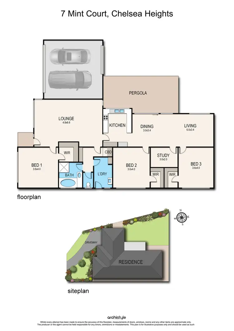 Floorplan of Homely house listing, 7 Mint Court, Chelsea Heights VIC 3196