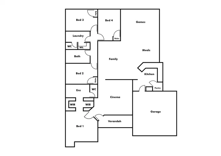Floorplan of Homely house listing, 14 Cotswold Parade, Aubin Grove WA 6164