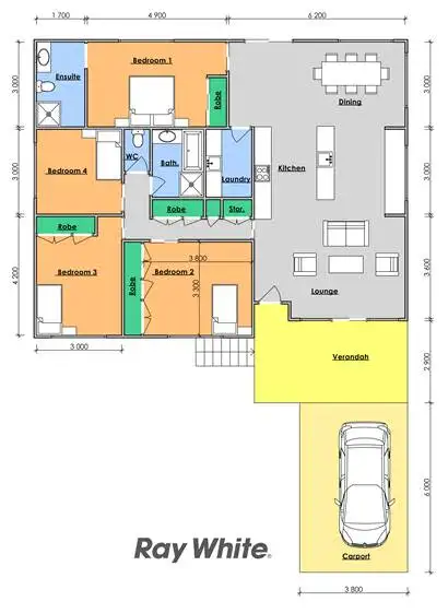 Floorplan of Homely house listing, 40 Bayview Crescent, Taree NSW 2430