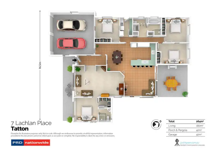 Floorplan of Homely house listing, 7 Lachlan Place, Tatton NSW 2650