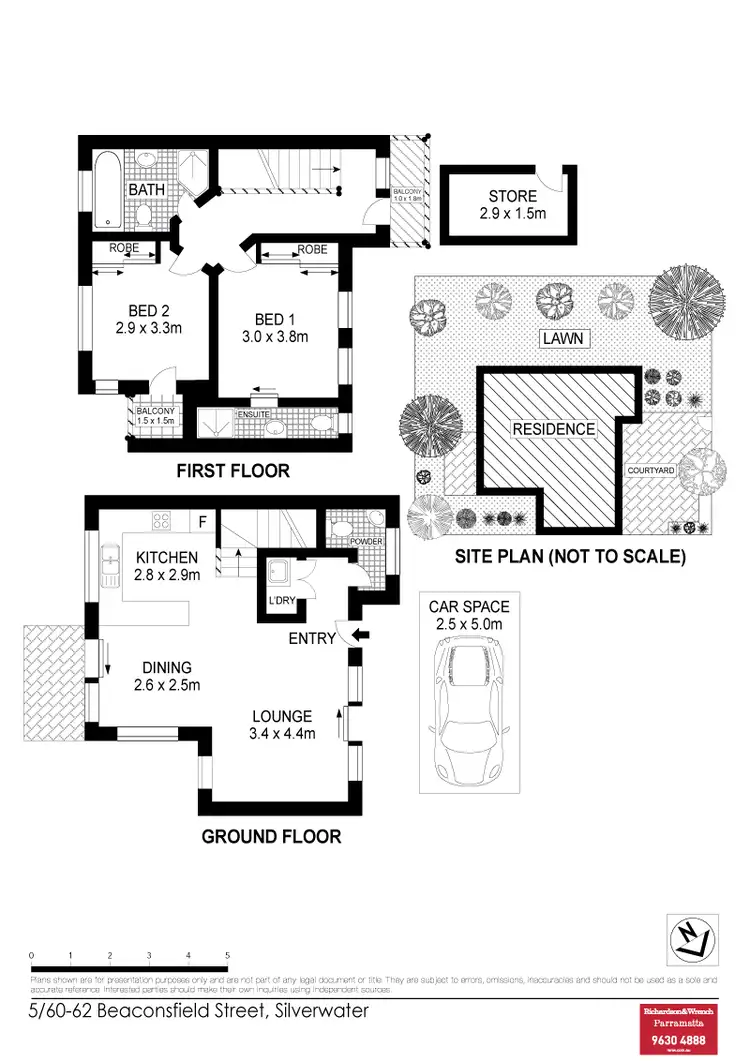 Floorplan of Homely townhouse listing, 5/60-62 Beaconsfield Street, Silverwater NSW 2128