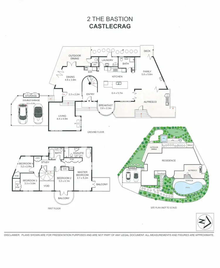 Floorplan of Homely house listing, 2 The Bastion, Castlecrag NSW 2068