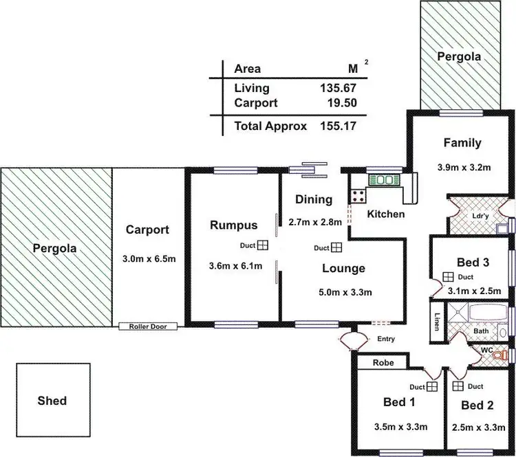 Floorplan of Homely house listing, 24 Bogart Drive, Paralowie SA 5108