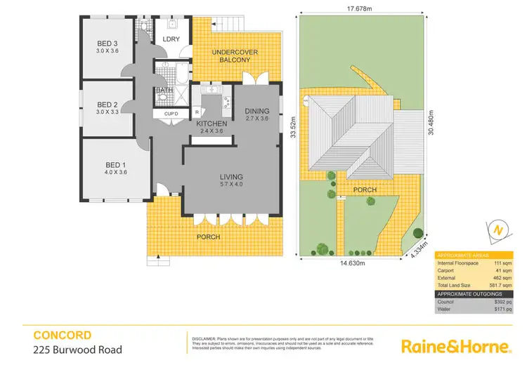Floorplan of Homely house listing, 225 Burwood Road, Concord NSW 2137