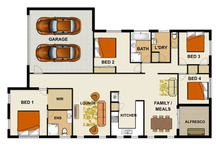 Floorplan of Homely house listing, 29 Treeline Place, Durack QLD 4077