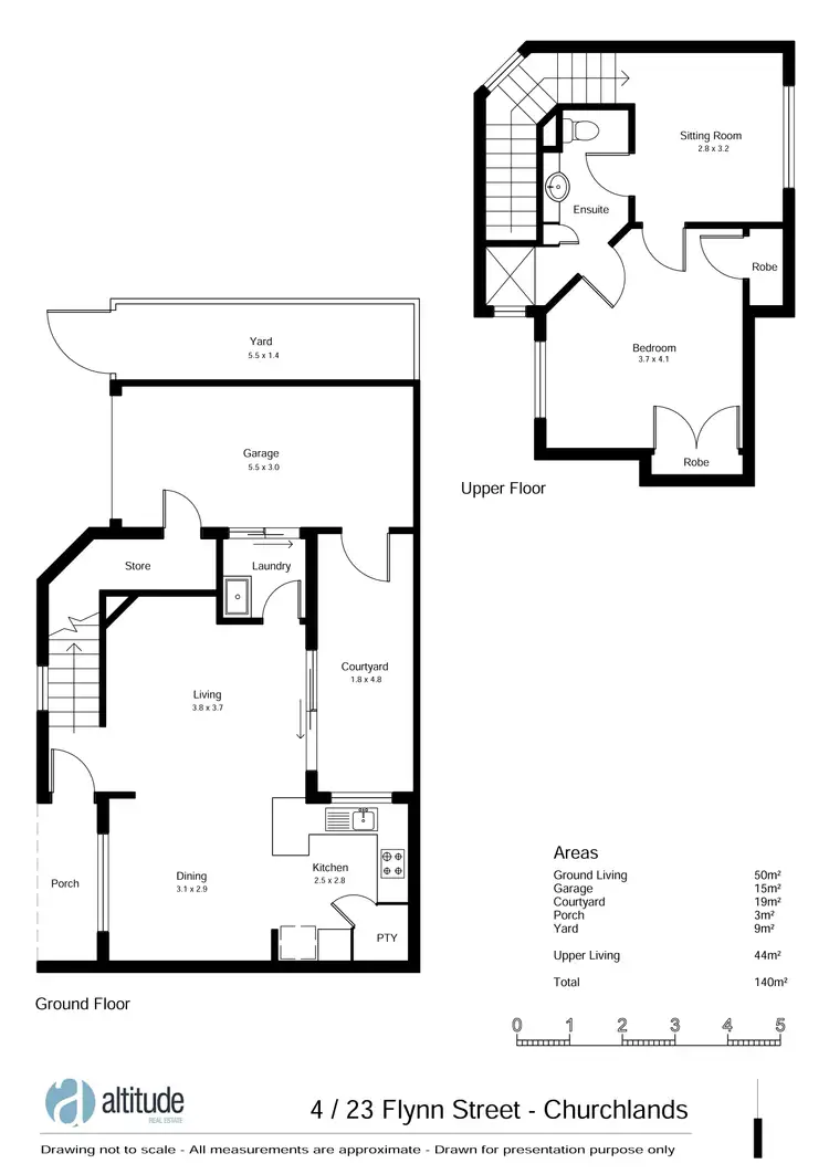 Floorplan of Homely townhouse listing, 4/23 Flynn Street, Churchlands WA 6018