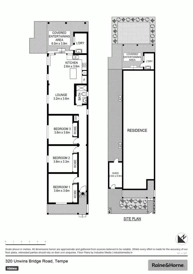 Floorplan of Homely house listing, 320 Unwins Bridge Road, Tempe NSW 2044