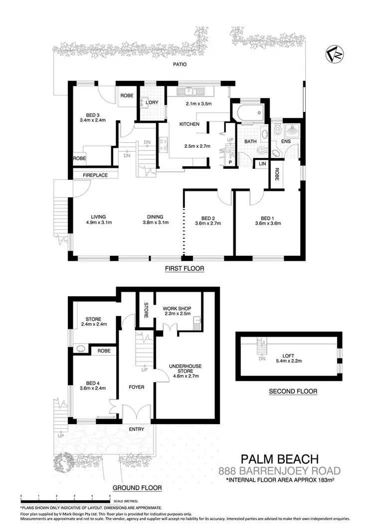 Floorplan of Homely house listing, 888 Barrenjoey Road, Palm Beach NSW 2108